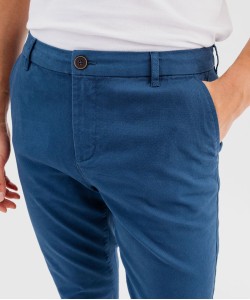 Pantalon chino coupe Slim en coton homme